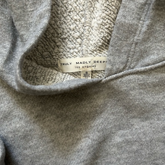 Truly Madly Deeply Cropped Hoodie - Picture 2 of 2